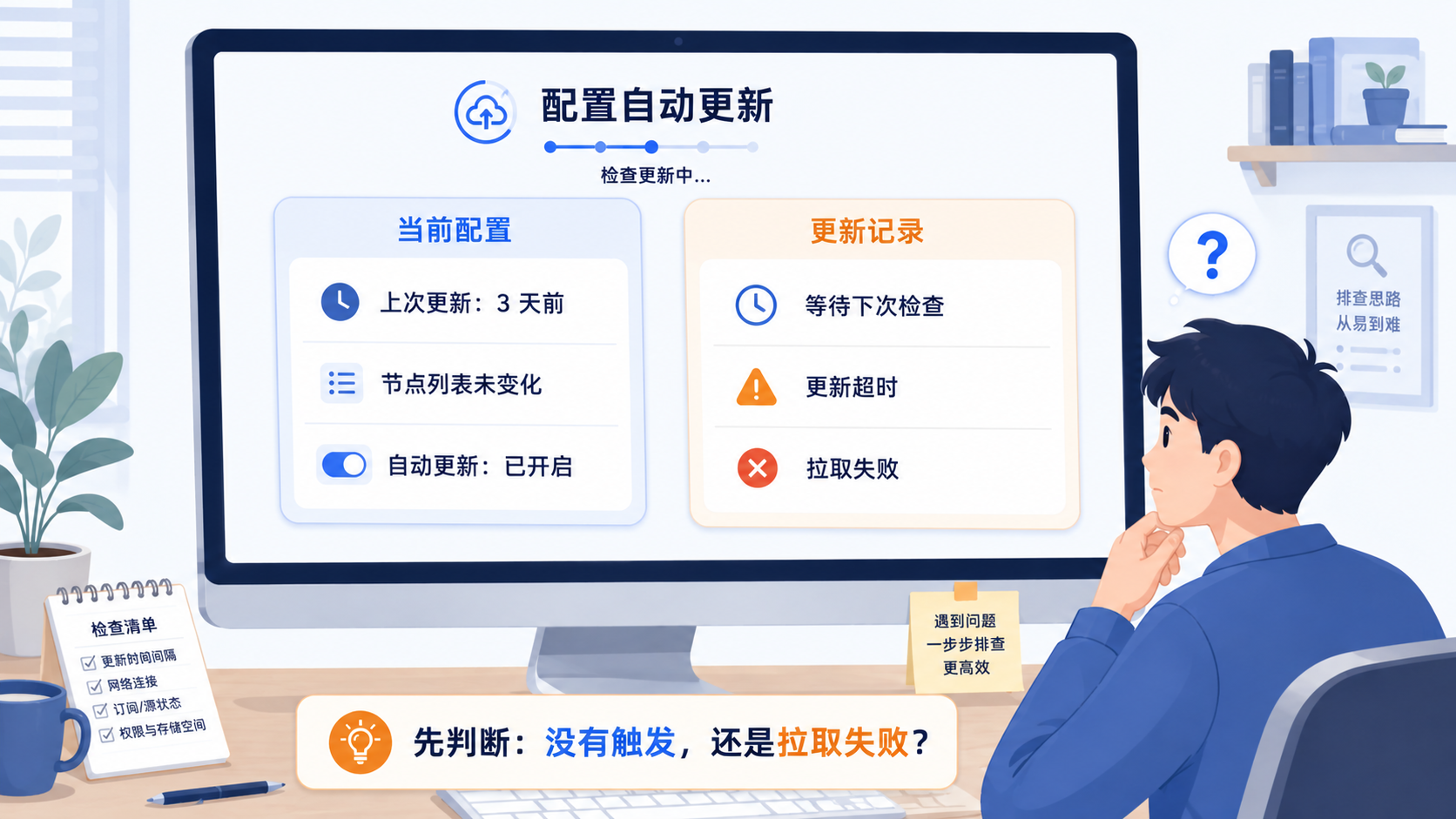 明明已开启 Clash 自动更新，节点列表却还是几天前的旧内容